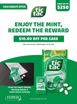 Tic-Tac Mini Rebate 2026